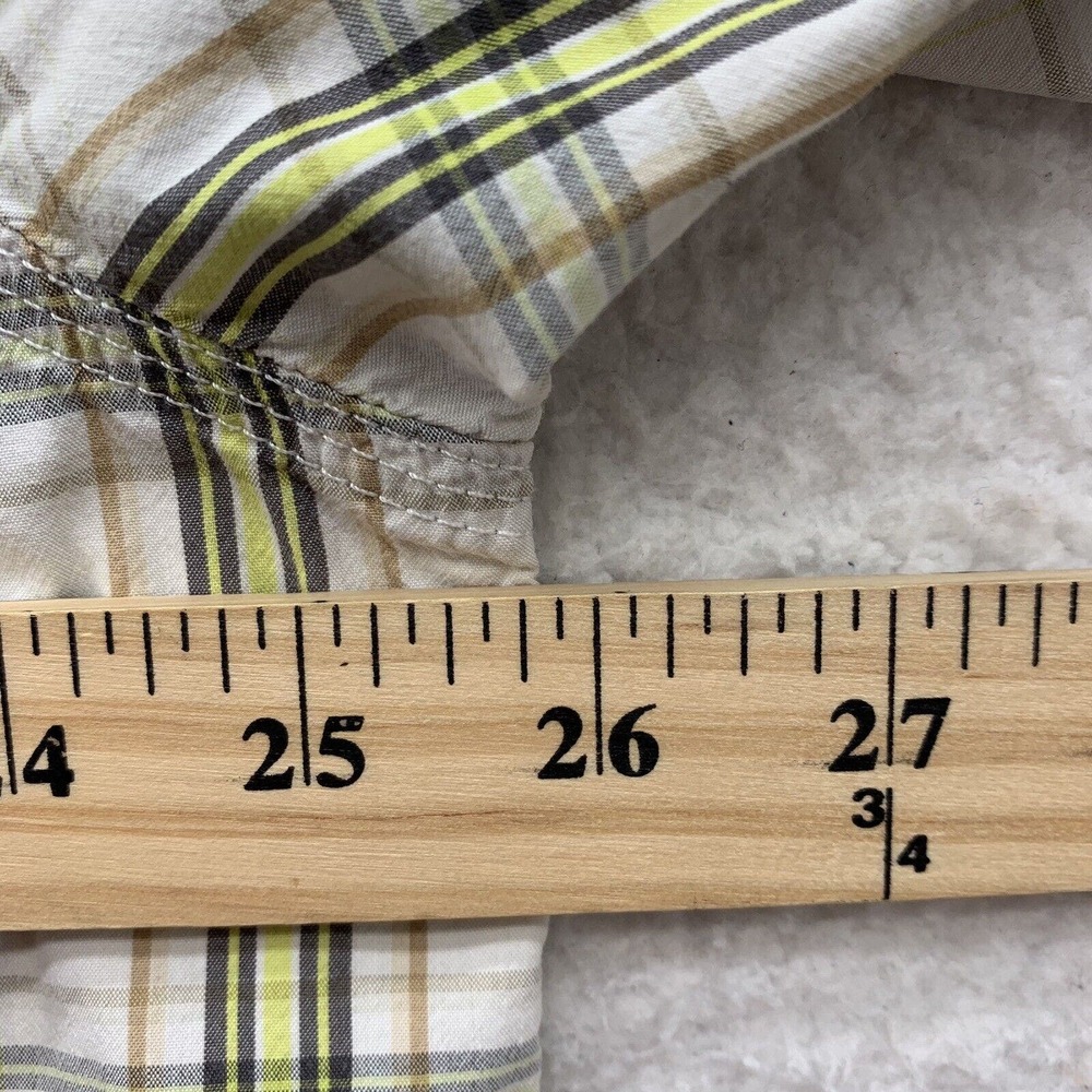 Carhartt Force Button Up Shirt Mens XL X-Large Relaxed Fit Plaid Workwear 101963 - Picture 10 of 15